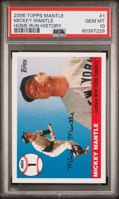 2006 Topps Mickey Mantle Of The Week #1 card image