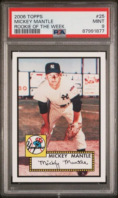2006 Topps Mickey Mantle Of The Week #25 card image