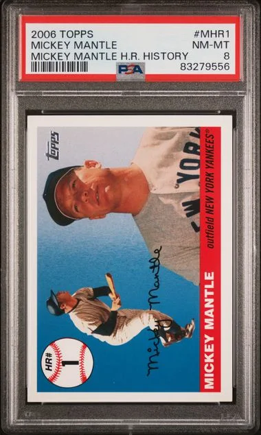 2006 Topps Mickey Mantle Home Run History #MHR1 card image