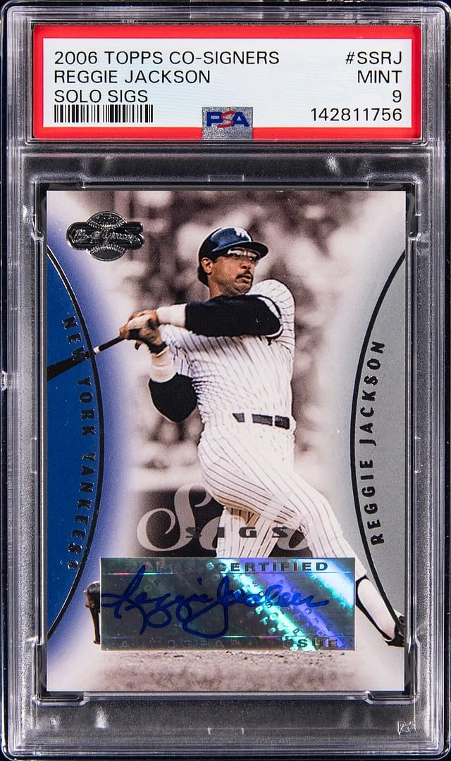 2006 Topps Reggie Jackson Co-Signers Solo Signatures #SS-RJ card image