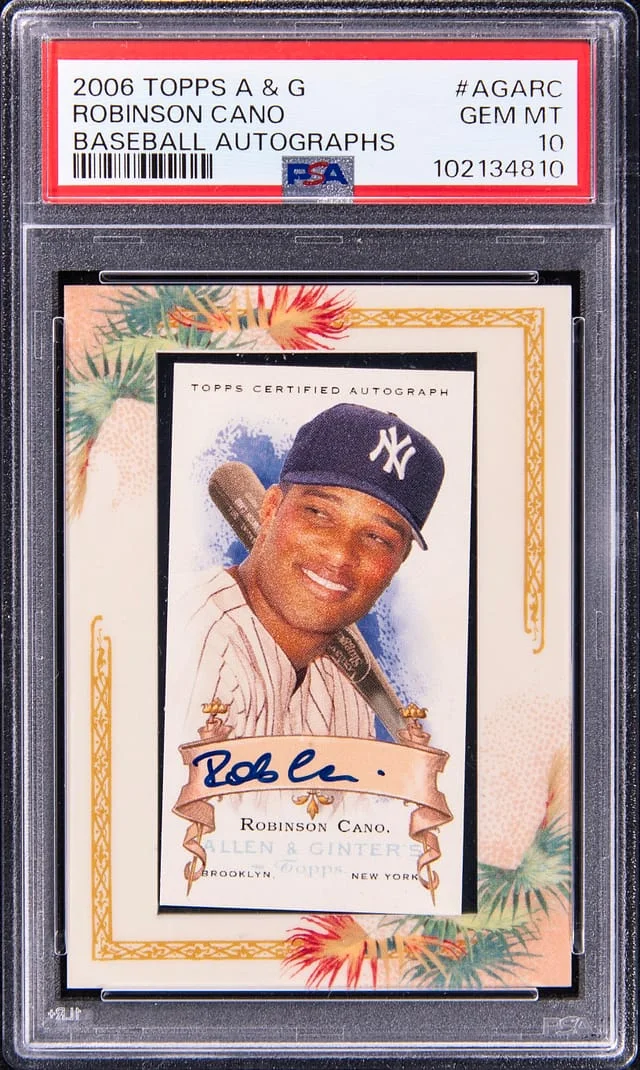 2006 Topps Robinson Cano A & G Baseball Autographs #AGA- card image