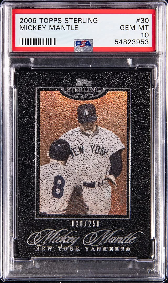 2006 Topps Sterling Mickey Mantle #30 card image