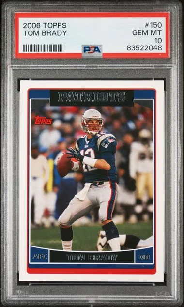 2006 Topps Tom Brady #150 card image
