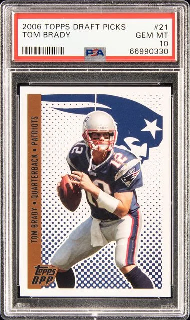 2006 Topps Tom Brady Draft Picks & Prospects #21 card image
