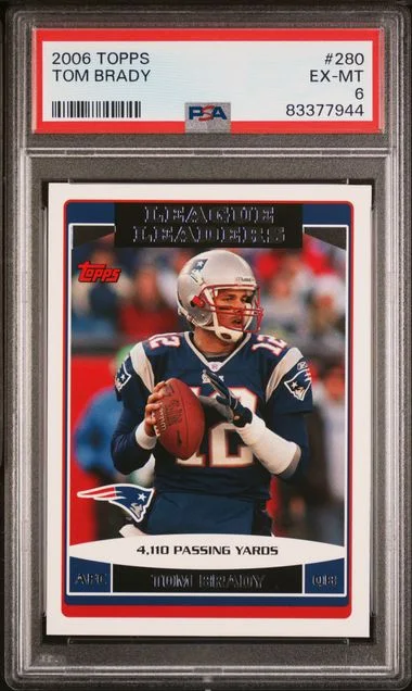 2006 Topps Tom Brady #280 card image