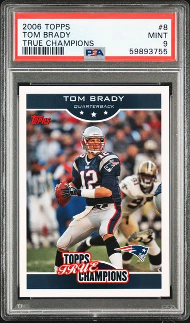 2006 Topps Tom Brady True Champions #8 card image