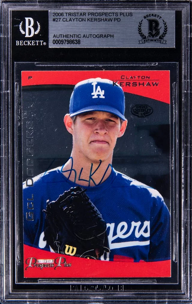 2006 Tristar Prospects Plus Clayton Kershaw #27 card image