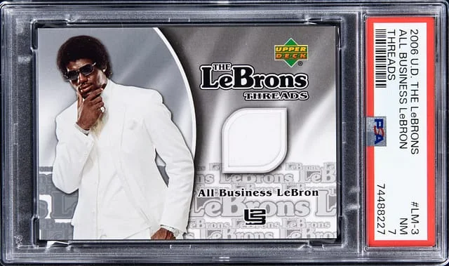 2006 U.D The LeBrons Threads All Business LeBron #LM-3 card image