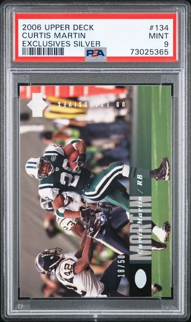 2006 Upper Deck Curtis Martin Exclusives Silver #134 card image