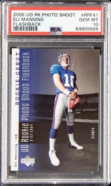 2006 Upper Deck Eli Manning Photo Shoot Flashback #RPF41 card image
