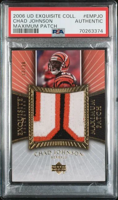 2006 Upper Deck Exquisite Collection Chad Johnson Game-Used Maximum Patch #EMP-JO card image