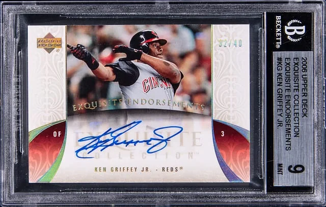 2006 Upper Deck Exquisite Collection Ken Griffey Jr. Exquisite Endorsements #EN-KG card image