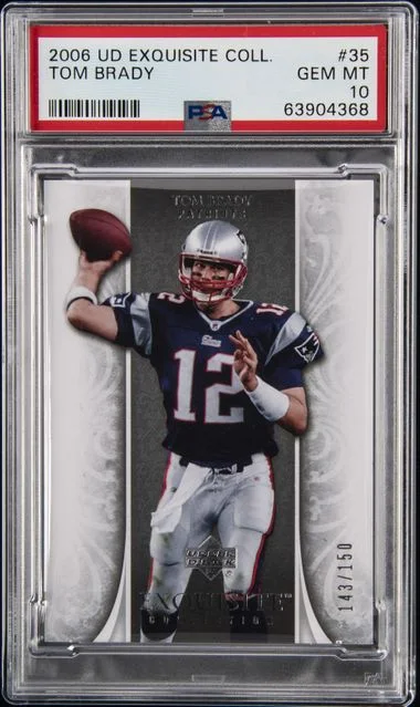 2006 Upper Deck Exquisite Collection Tom Brady #35 card image