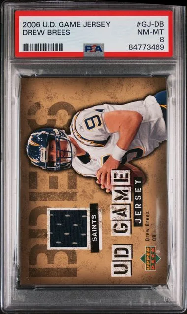 2006 Upper Deck Game Jersey Drew Brees Game-Used #GJ-DB card image