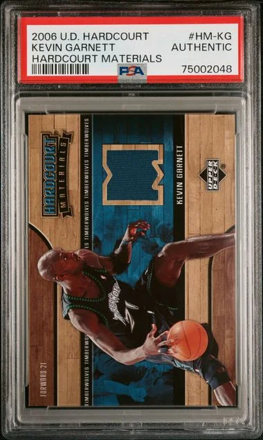 2006 Upper Deck Hardcourt Materials Kevin Garnett Game-Used #HM-KG card image