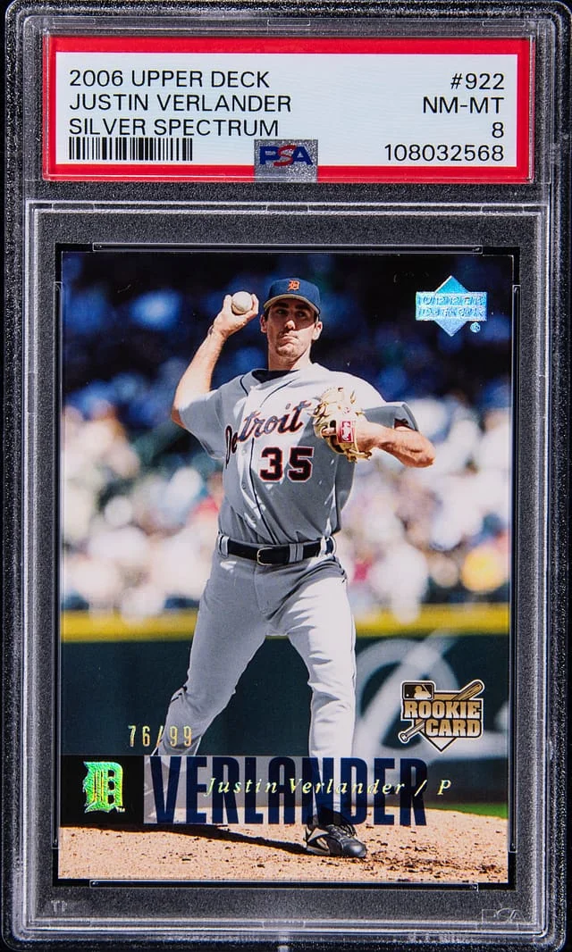 2006 Upper Deck Justin Verlander Foil Silver #922 card image
