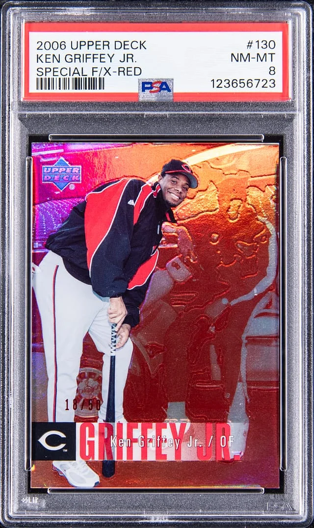 2006 Upper Deck Ken griffey Jr. Special F/X Purple #130 card image