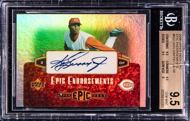 2006 Upper Deck Ken Griffey Jr. Epic Endorsements #KG1 card image