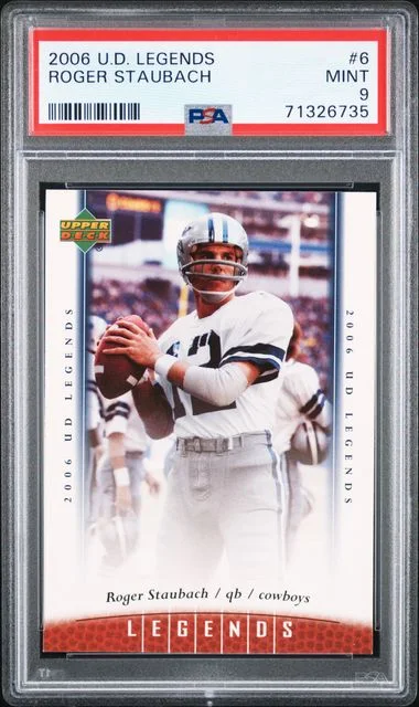 2006 Upper Deck Legends Roger Staubach #6 card image