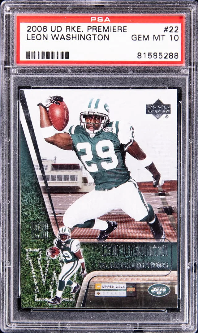 2006 Upper Deck Leon Washington Premiere #22 card image
