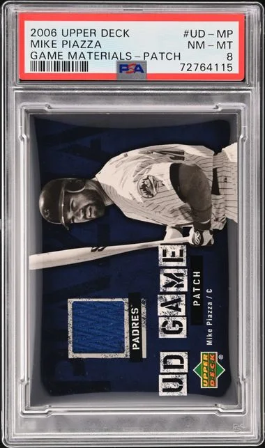 2006 Upper Deck Mike Piazza Game-Used Game Materials Patch #UD-MP card image