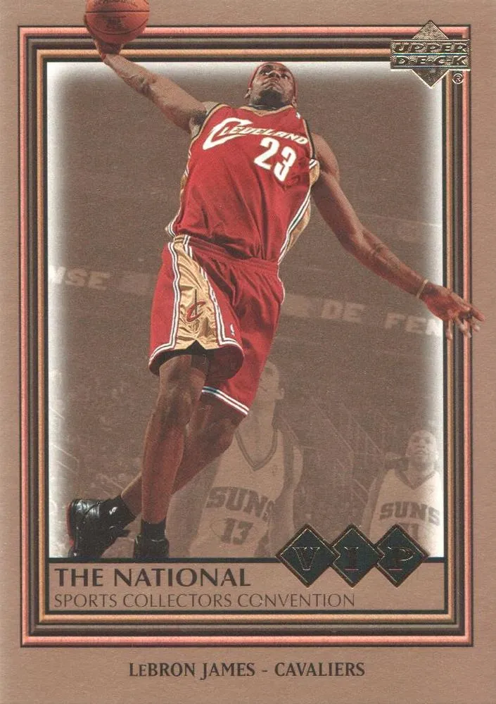 2006 Upper Deck National Sports Collectors Convention VIP Lebron James #NBA-2 card image
