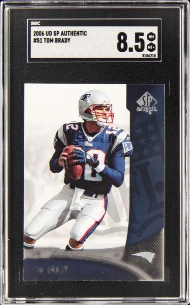 2006 Upper Deck SP Authentic Tom Brady #51 card image
