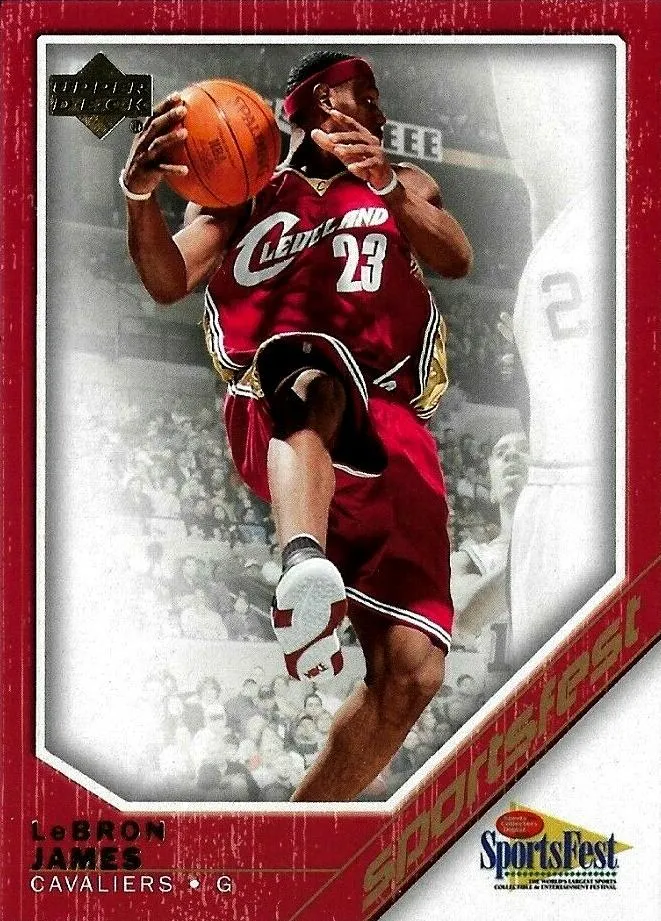2006 Upper Deck SportsFest Lebron James #NBA-2 card image