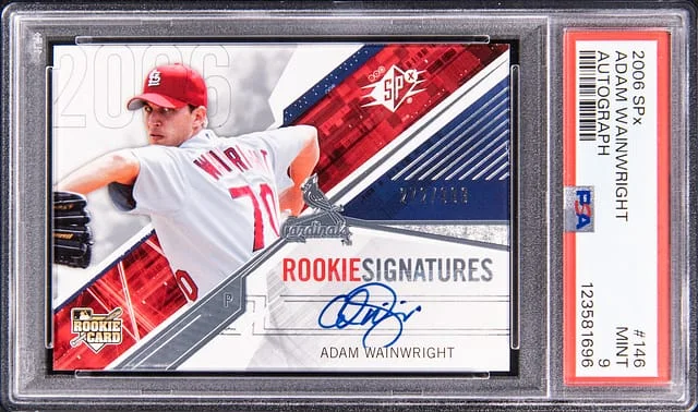 2006 Upper Deck SPx Adam Wainwright Autograph #146 card image