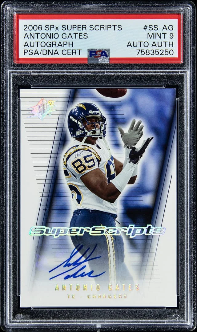 2006 Upper Deck SPx Antonio Gates Super Scripts Autograph #SS-AG card image