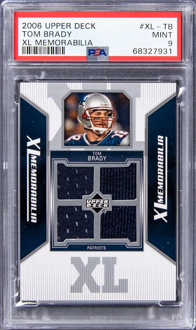 2006 Upper Deck Tom Brady Game-Used XL Memorabilia #XL-TB card image