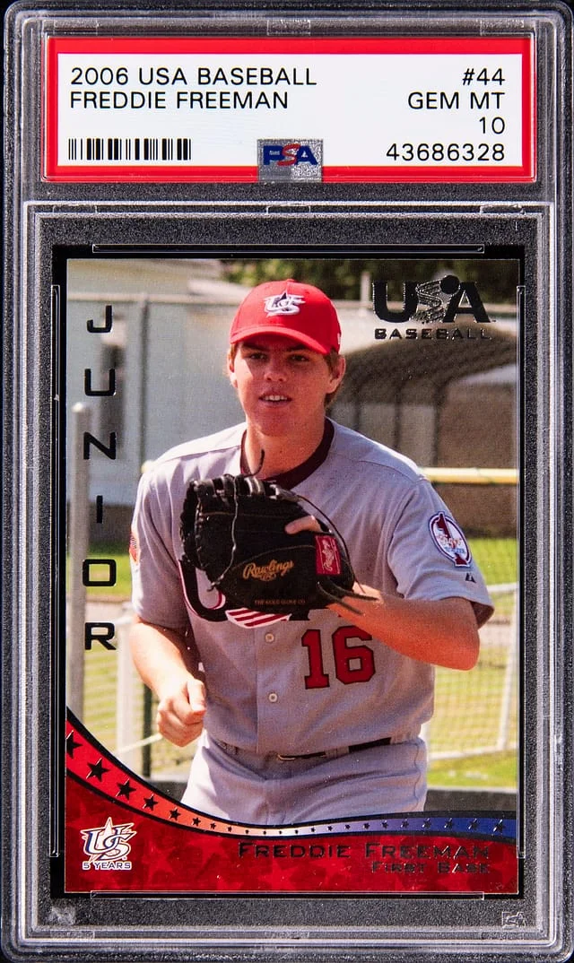 2006 USA Baseball Junior Freddie Freeman #44 card image