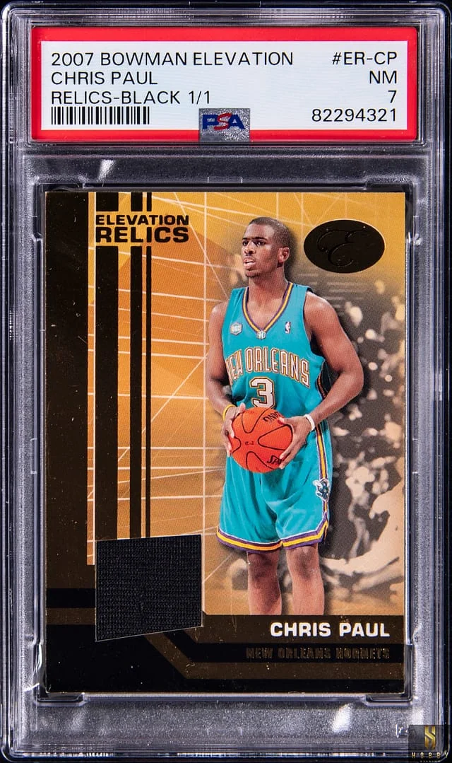 2007-08 Bowman Chris Paul Elevation Relics Black #ER-CP card image