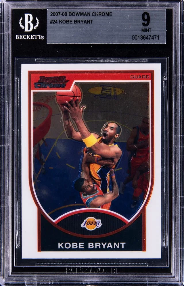 2007-08 Bowman Chrome Kobe Bryant #24 card image