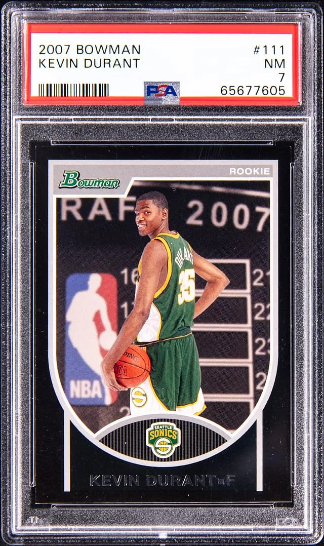 2007-08 Bowman Kevin Durant Copper #111 card image