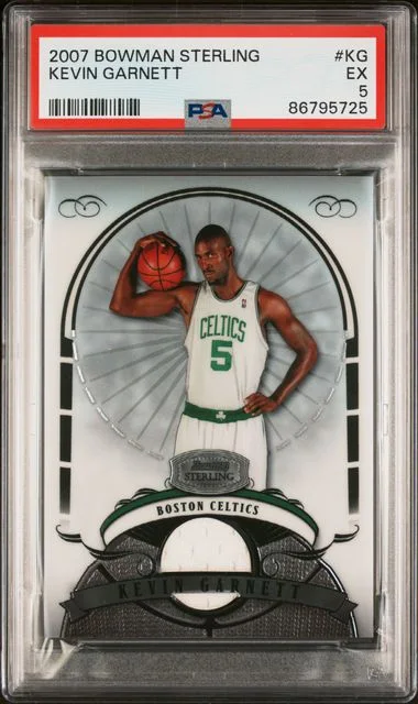 2007-08 Bowman Sterling Kevin Garnett #KG card image
