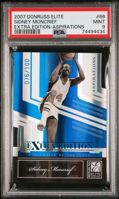 2007-08 Donruss Elite Extra Edition Sidney Moncrief Aspirations #86 card image