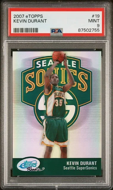 2007-08 Etopps Kevin Durant #19 card image