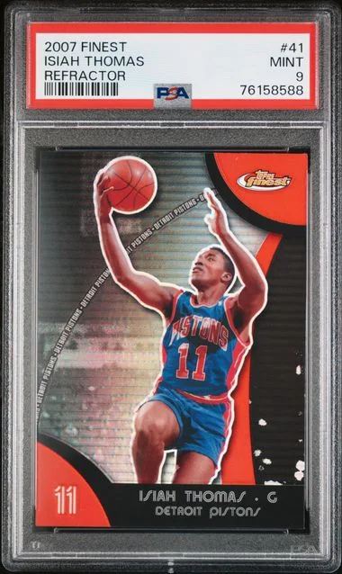 2007-08 Finest Isiah Thomas Refractor #41 card image