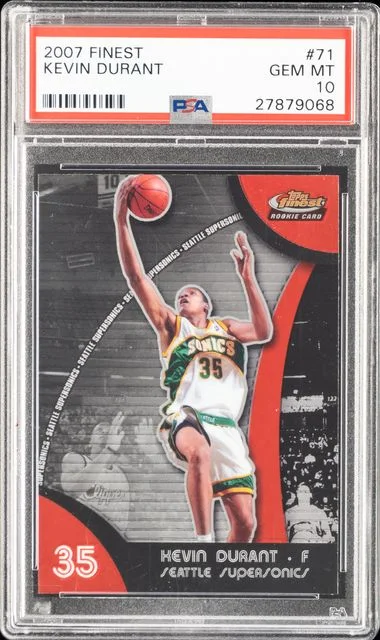 2007-08 Finest Kevin Durant #71 card image