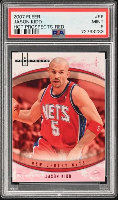2007-08 Fleer Hot Prospects Jason Kidd Red #56 card image
