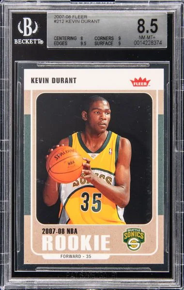2007-08 Fleer Kevin Durant #212 card image