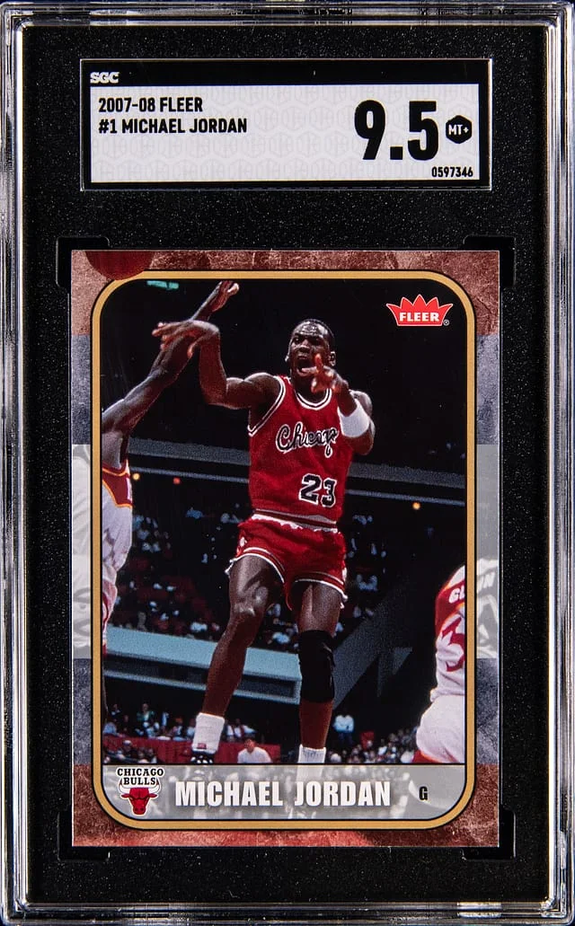2007-08 Fleer Michael Jordan #1 card image