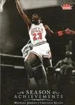 2007-08 Fleer Michael Jordan Box Set Michael Jordan Season Achievements #SH19 card image