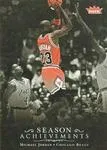 2007-08 Fleer Michael Jordan Box Set Michael Jordan Season Achievements #SH28 card image