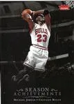 2007-08 Fleer Michael Jordan Box Set Michael Jordan Season Achievements #SH4 card image