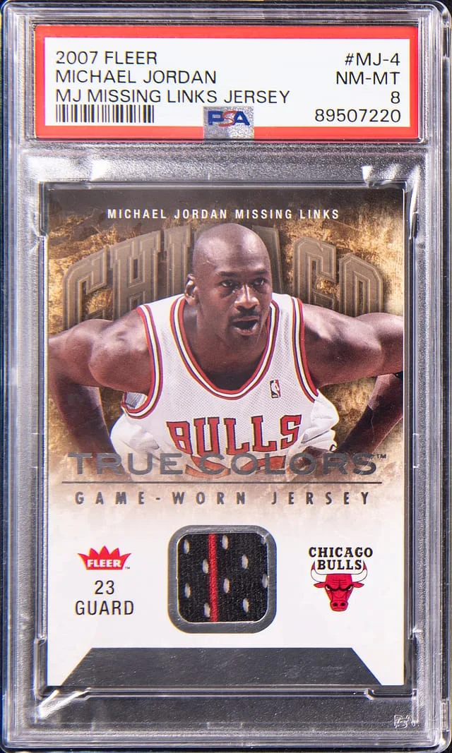 2007-08 Fleer Michael Jordan MJ Missing Links Jersey #MJ-4 card image
