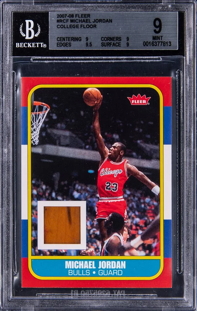 2007-08 Fleer Michael Jordan College Floor #RCF card image