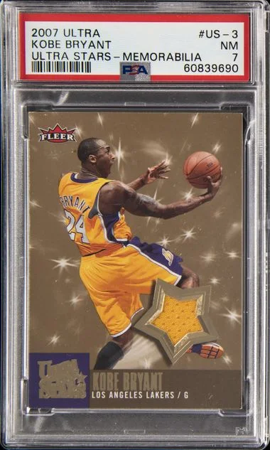 2007-08 Fleer Ultra Kobe Bryant Stars Memorabilia #US-3 card image