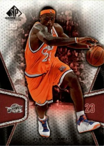 2007-08 SP Game Used Lebron James #14 card image